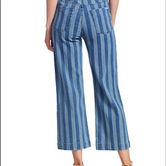 7 For all mankind Alexa High Waist Crop Wide leg👖 - Picture 4 of 8